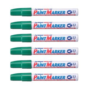 12pk Artline 400 Permanent Paint Marker 2.3mm Bullet Nib Fade Proof Pen Green