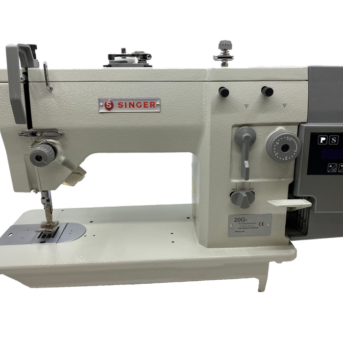 Singer(r) 20g Direct Drive Energy Saving Straight And Zig Zag Lockstitch Industrial Sewing Machine With Table