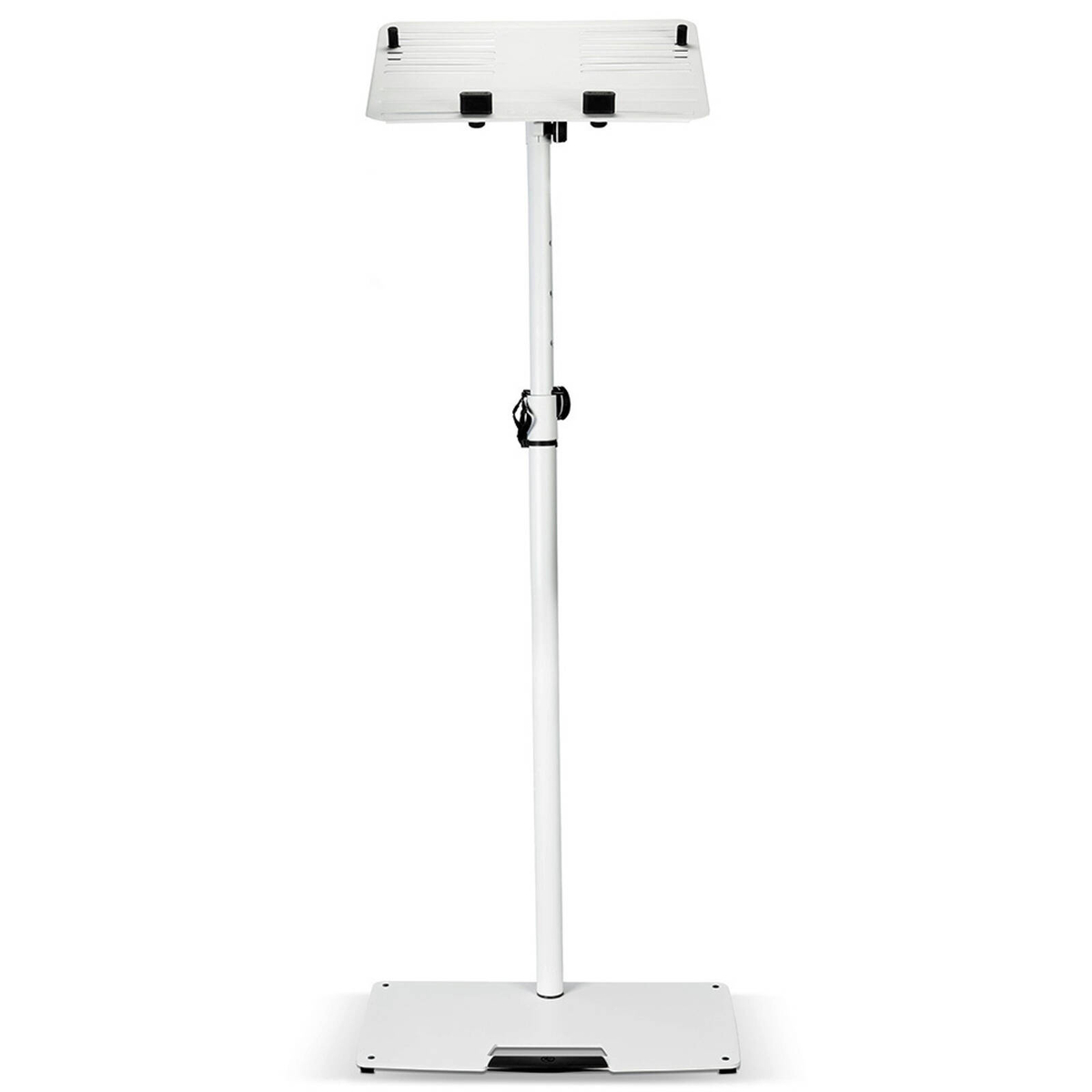 Gravity LTST02W Lecturn 120cm Stand w/ Steel Base For Laptop - White ...