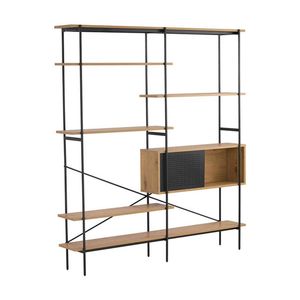 Modern Furniture KREMAN Display Unit 188x172cm - Oak