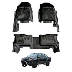 AUSGO 7D Car Floor Mats For Holden Colorado 2008-2012 All-Weather Floor Liners