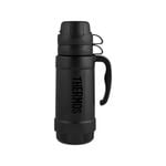 Thermos Flask 1L Glass Vaccum - Black