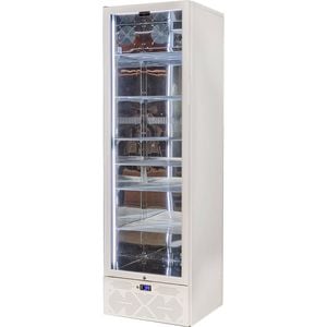 Schmick White Upright Glass 1 Door Bar Fridge (Left Hinged) - SK422L-W-HD