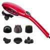 SOGA 6-Head Handheld Massager Red