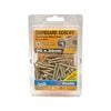 Zenith 8G x 35mm Gold Passivated Square Drive Chipboard Screw - 100 Pack