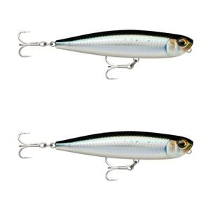 2x Rapala 13cm Precision Xtreme Pencil EXO Topwater Fishing Lures - Tarpon