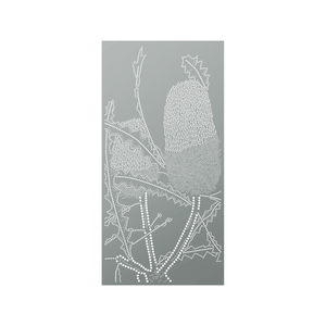 Walpix 1775 x 875 x 2mm Woodland Grey Folded Profile Banksia Perforated Aluminium Decorative Screen