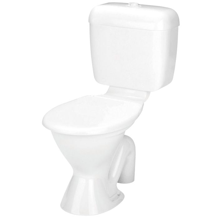Stylus WELS 3 Star White S Trap Allegro Toilet Suite