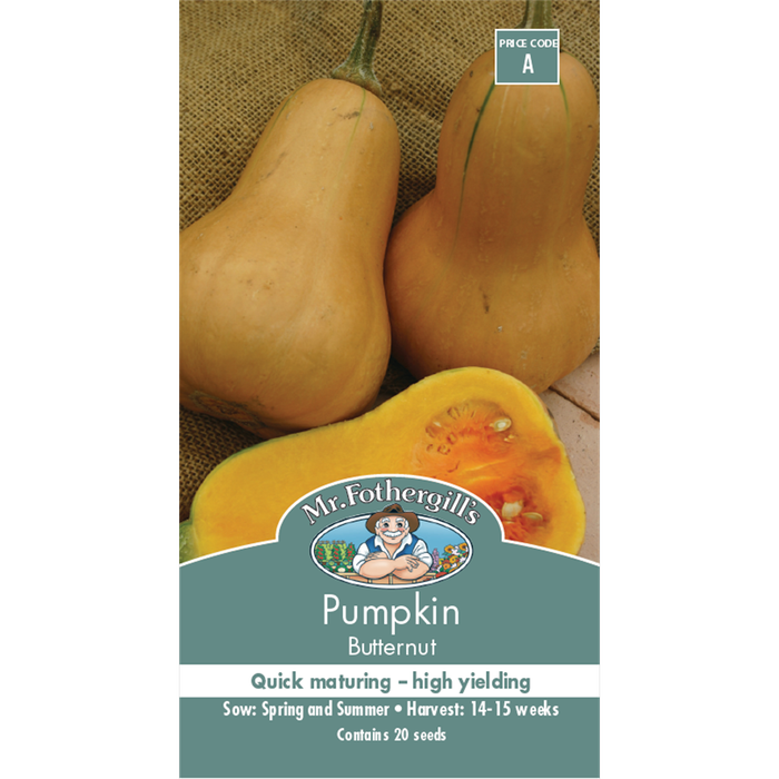 Mr Fothergill's  Butternut Pumpkin Vegetable Seeds
