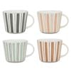 Ecology Chalk Set Of 4 Mugs 260ml