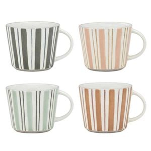 Ecology Chalk Set Of 4 Mugs 260ml