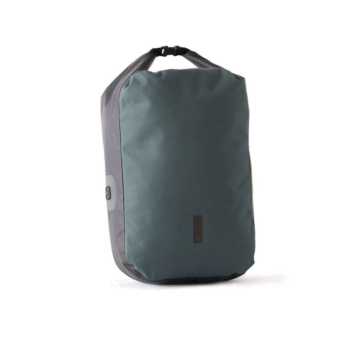 Decathlon - 20 L Waterproof Pannier Rack Bike Bag 500 - Dark Grey - One Size