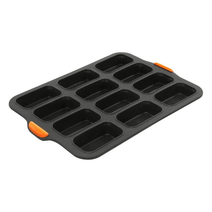 Bakemaster Silicone 12 Cup Mini Loaf Pan