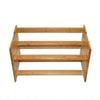 P&p Natural Bamboo Shoe Rack Stackable Storage Shelf Organizer Durable Multi Layer Stand