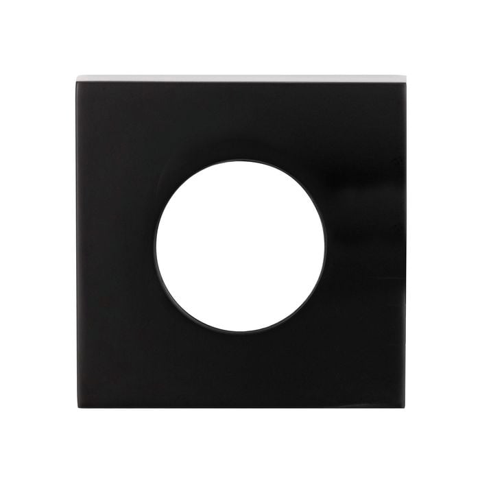 Lockwood Matt Black Velocity Small Rose Passage Trim