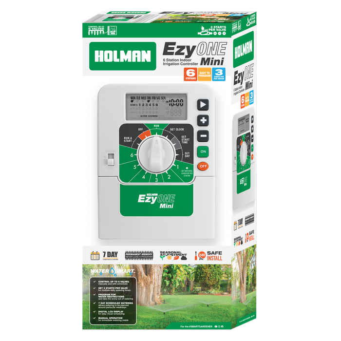 Holman EzyOne Mini 6 Station Irrigation Controller