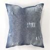 Vintage Design Homewares 65cm x 65cm Blue Denim Distressed European Cushion