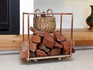 Wood pieces for fireplace