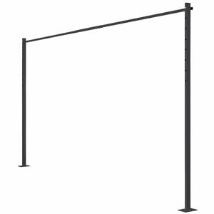 Austral 3.3m Monument Plated Ground Mount Kit Clothesline Accessory