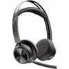 Poly Voyager Focus 2 Wired/wireless Over-the-head Stereo Headset - Black - Google Assistant, Siri - Binaural