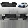 Third Row Seat Floor Mat For Volkswagen Vw Tiguan Allspace 2018-2024 Heavy Duty All Weather Car Mats Carpet Liner Set