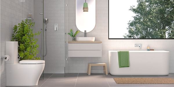 bathroom with shower bath and toilet