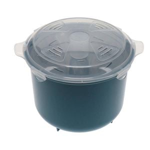 White Magic Ocean Microwave Rice Steamer - 2.6 Litre