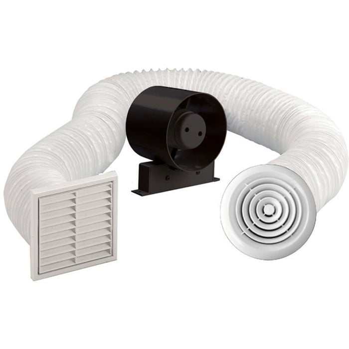 Manrose 125mm Shower Fan Kit