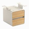 Desky Minimal Under Desk Cabinet Wheat Frame