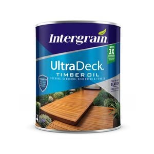 Intergrain 1L Jarrah UltraDeck Timber Decking Oil - 1L