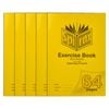 5x Spirax 70gsm 64 Pages A4 8mm Ruled No.p106 Exercise Book School Notebook