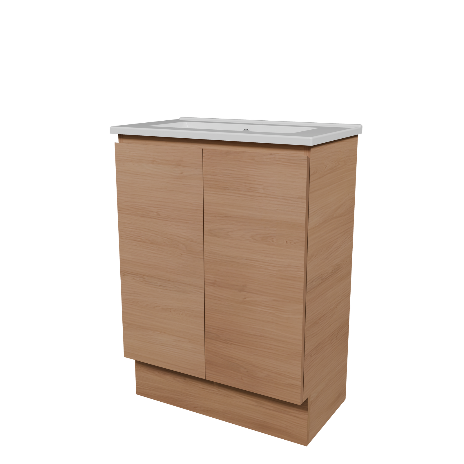 Timberline 600mm Tassie Oak Florida Ensuite Floorstanding Vanity product image