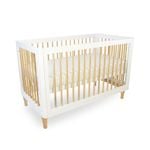Babyhood Riya Cot - White/Beech