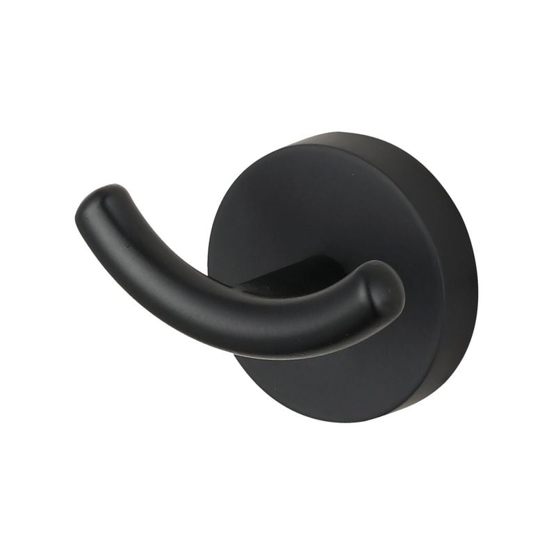 Resonance Matte Black Double Robe Hook