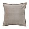 Bianca Saphira Beige/Brown Latte Velvet European Pillowcase 65x65cm