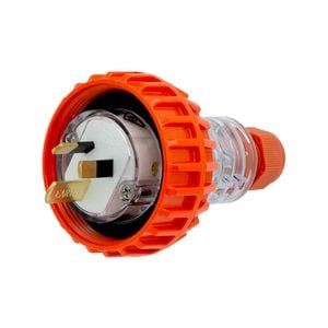 Deta 15A 250V Industrial 3 Pin Flat Straight Plug