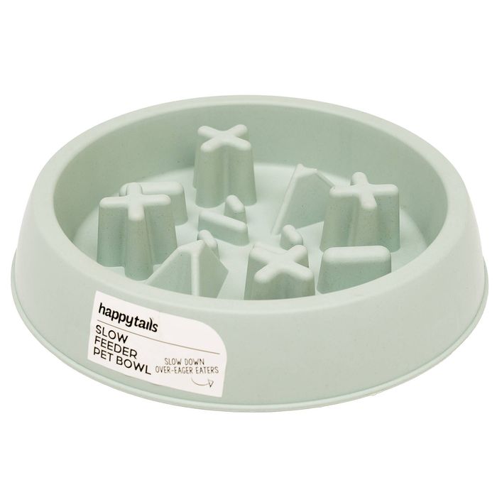 Happy Tails 220 x 220 x 50mm Slow Feeder Bowl
