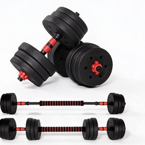 Dumbbell Set 3in1 Adjustable Barbell 20KG