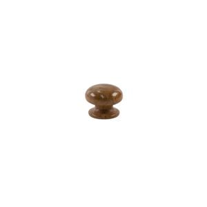 Sylvan Convex Wooden Door Knob 43mm Polished Rimu