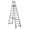 INDALEX 3.6m Industrial Aluminium 150KG Pro Series Platform Ladder