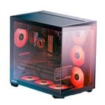 Antec C5 ARGB ATX, mATX Seamless Edge to Edge, Black, 270 degrees, 7x ARGB + PWM Controller, 5090 Back Connect, USB-C, Dual Cham
