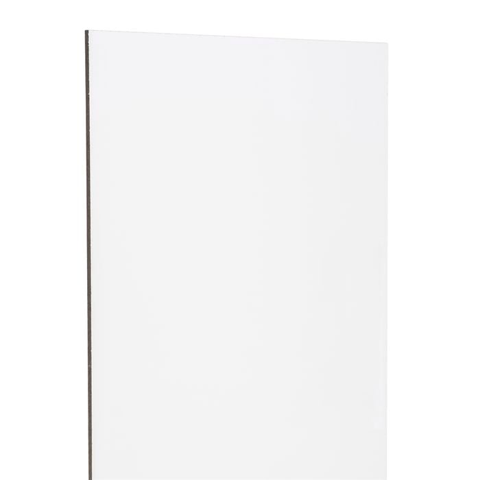 3mm Composite Panel White / Black Aluminium 1220 x 810mm