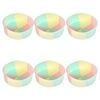 6PK Topchef Mini Pastel Silicone Heat Resistant Cake Baking Pan Cotton Candy