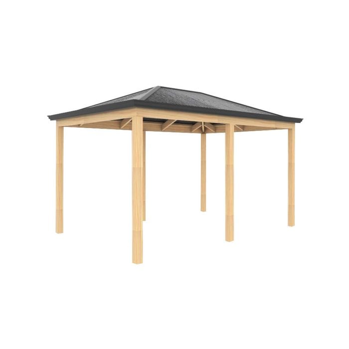 Softwoods 4.8 x 3.0m Hip Ends Gazebo Kit