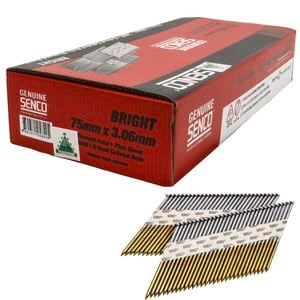 Senco 75 x 3.06mm Blunt head Collated Nails - 3000 Pack