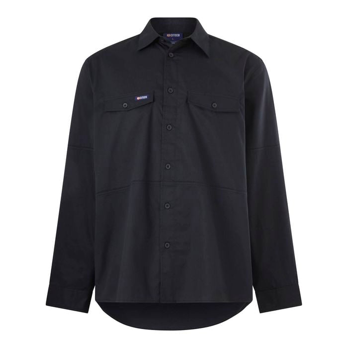 Citeco Size 2XL Black Long Sleeve Shirt