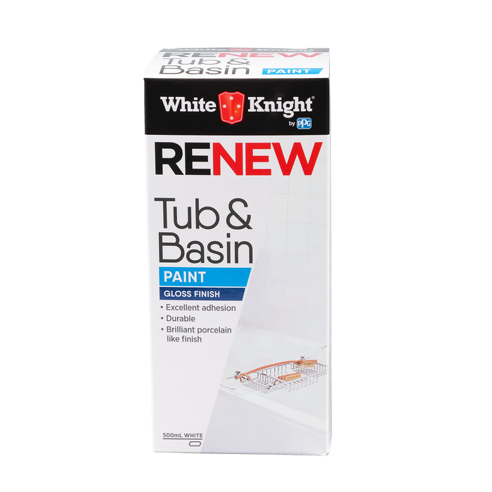 White Knight 500ml White Tub And Basin Paint
