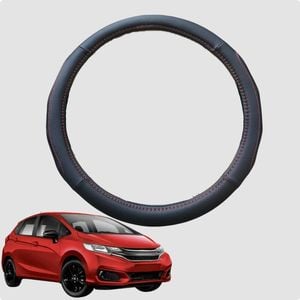 Steering Wheel Cover for Honda Jazz 2014-2021 (FIT GK/GH/GP) 38CM | Circle