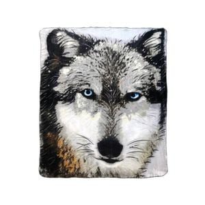 J. Elliot Photo Mink Blanket Wolf 220x240cm Multi