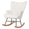 Levede Rocking Chair Boucle Armchair Beige
